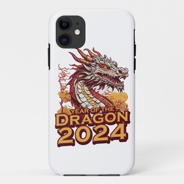 Case-Mate iPhone Année du dragon 2024 coques iphone, Dragon 2024 (Dos)