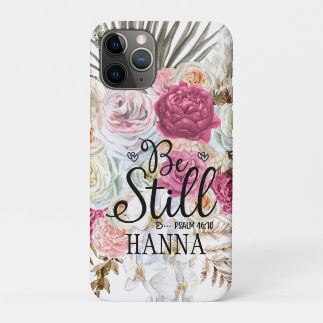 Case-Mate iPhone Aquarelle Florale tendance Pampas Grass Coques iph (Dos)