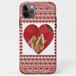 Case-Mate iPhone Case Créez votre propre design de coeur floral rouge et