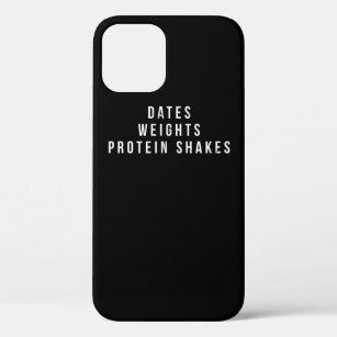 Case-Mate iPhone Case Dates Weights Protein Shakes Gym Graphic Print