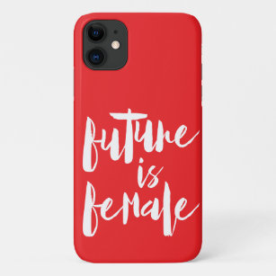 Case-Mate iPhone Case FEMALE, dans le rouge pop, féminisme