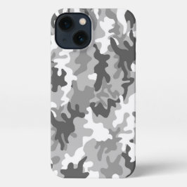 Case-Mate iPhone Case Grey and White Camouflage iPhone Hülle