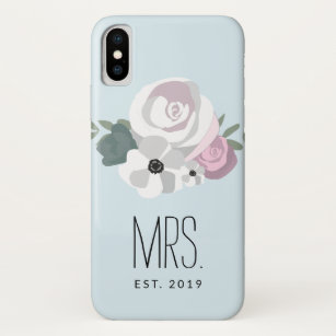 Case-Mate iPhone Case Mme Mariage d'illustration de fleurs de l'année ét