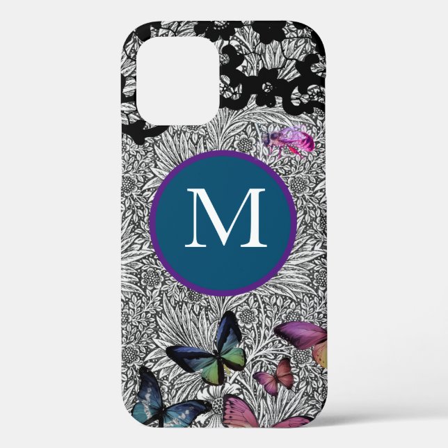 CASE-MATE IPHONE CASE William Morris BLACK LACE (Rückseite)