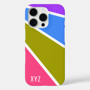 iPhone 16 Pro Coques de monogramme personnalisé Motif