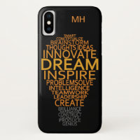 Coques monogrammes personnalisés pour ampoule légè