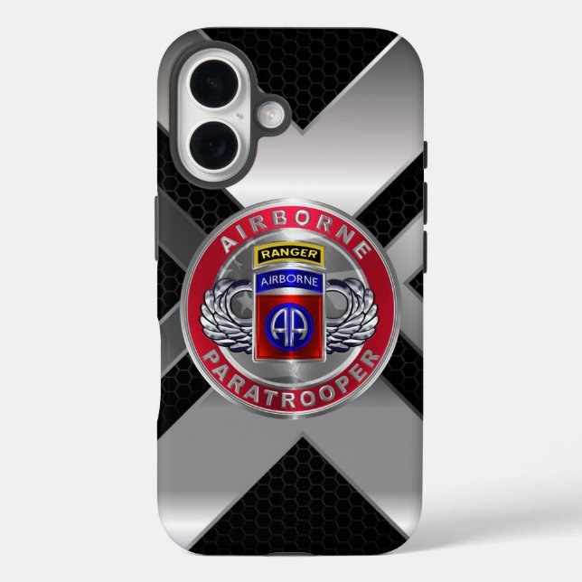 Case-Mate-iPhone der 82. Im Flugzeug Division iPhone 16 Hülle (Rückseite)