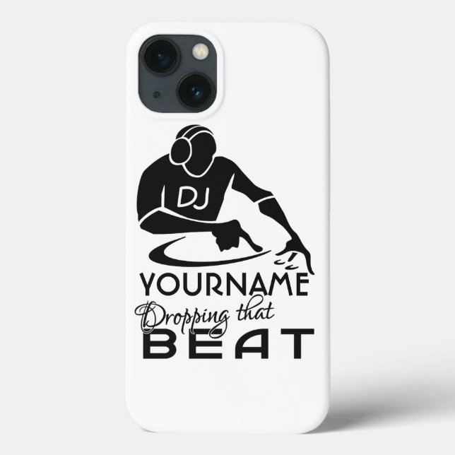 Case-Mate iPhone DJ nom personnalisé & coques couleur (Verso)