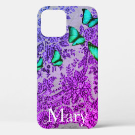 CASE-MATE IPHONE FALL BLUE LACE MIT INDIVIDUELLE N HÜLLE