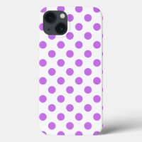 Case-Mate iPhone-Fall von Lilac und white polka do