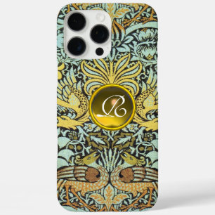 iPhone 16 PRO MAX FLEURS, COQUES DE PAIX ET DRAGONS MONOGRAMME DE GE