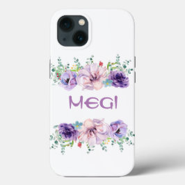 Case-Mate iPhone Gehäuse mit violett blühenden Mas Hülle