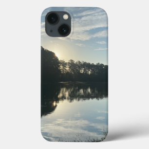 Lever De Soleil Sur Un Lac De Géorgie Coques iphon