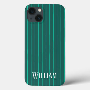 Case-Mate-iPhone mit aquamarinen Nadelstreifen Case-Mate iPhone Hülle