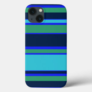 Case-Mate iPhone mit blauem und grünem Streifen Hülle