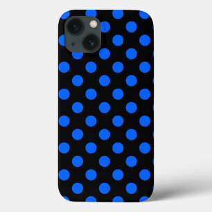 Case-Mate iPhone mit Blue-Black-Polka-Dots Case-Mate iPhone Hülle