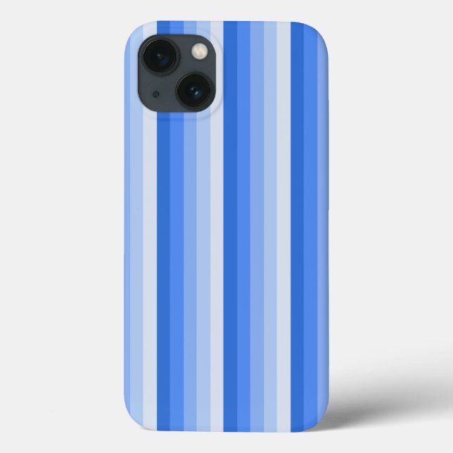 Case-Mate iPhone mit Blue shadow stripes Hülle (Rückseite)