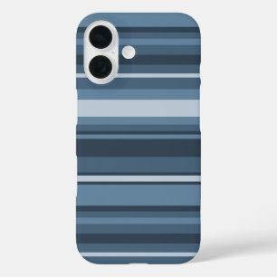 Case-Mate iPhone mit graublauen Streifen 16 Hülle