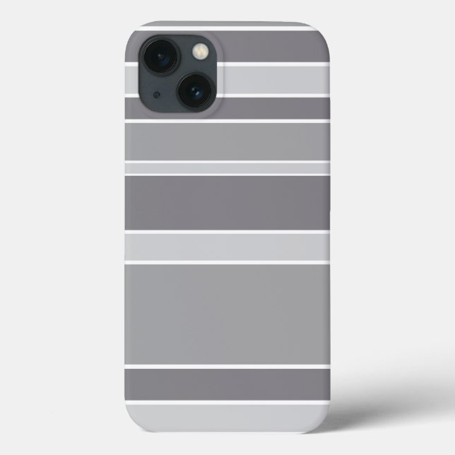Case-Mate iPhone mit grauen Streifen Hülle (Rückseite)