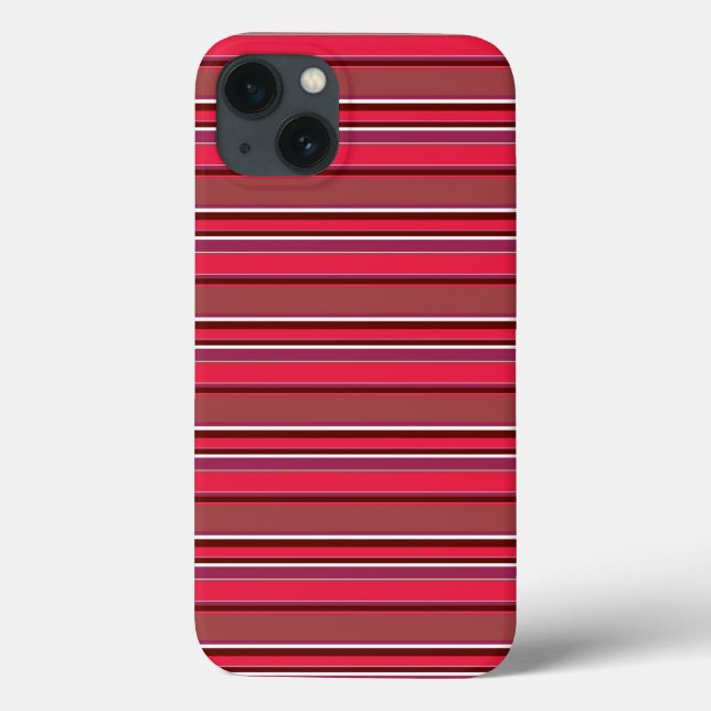 Case-Mate iPhone mit roten Streifen Hülle (Rückseite)