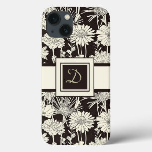 Pour iPhone Moderne Monogramme coques ipad floraux