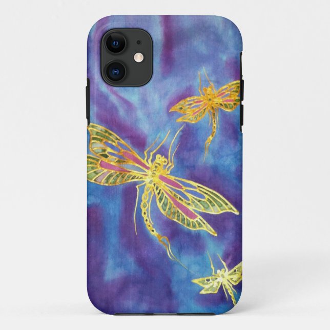 Case-Mate IPhone Silk Libellen-Fall Hülle (Rückseite)