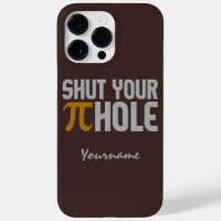 "Trou à tarte (pi)" personnalisé coques monogramme