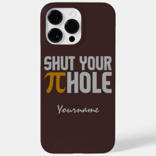 "Trou à tarte (pi)" personnalisé coques monogramme