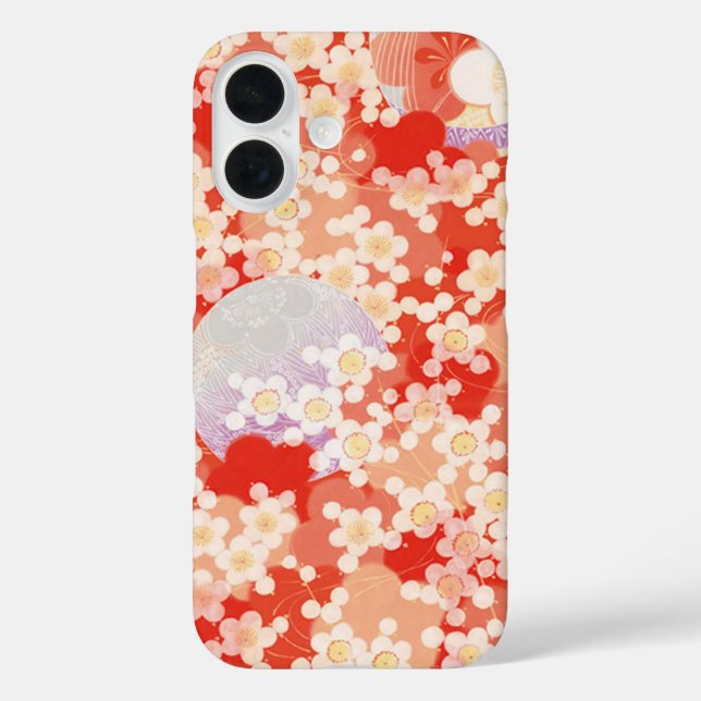 Case-Mate japanische Rose iPhone 16 Fall iPhone 16 Hülle (Rückseite)