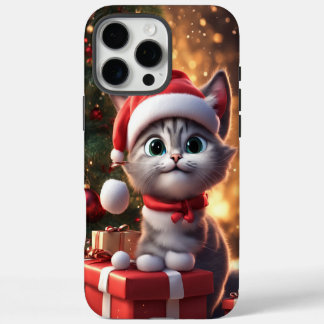 Case Mate Phone Case, Niedliches Kätzchen Weihnach