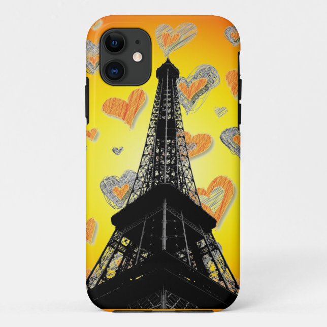 Case-Mate Pour iPhone Coque Tour Eiffel iPhone5 (Dos)