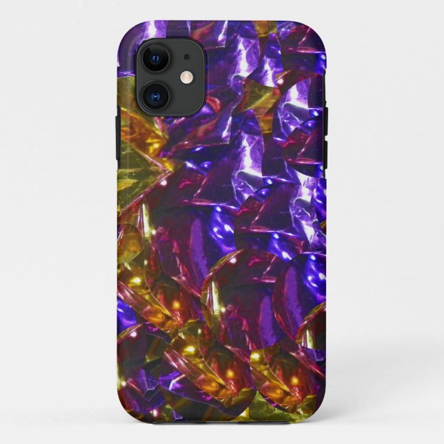 Case-Mate Pour iPhone Coque Violet-Mate d'or (Dos)
