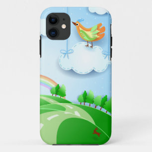 Case-Mate Pour iPhone Paysage Imaginaire avec oiseau, coque iPhone5