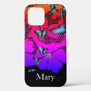 CASE-MATE RAINBOW BLUME ANTIQUE LACE INDIVIDUELLE iPhone HÜLLE
