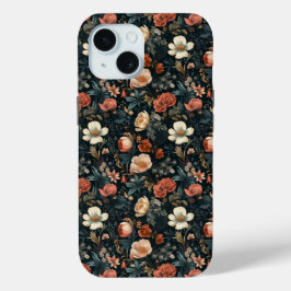 Case-Mate Tough Apple iPhone 15 Case, floral Hülle