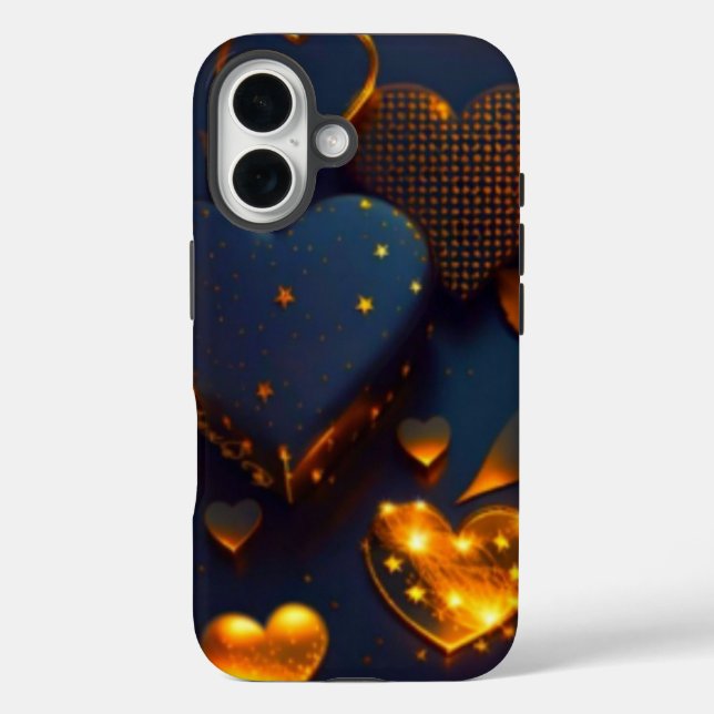 Case-Mate Tough Apple iPhone 16 Fall Einfach, aber Hülle (Rückseite)