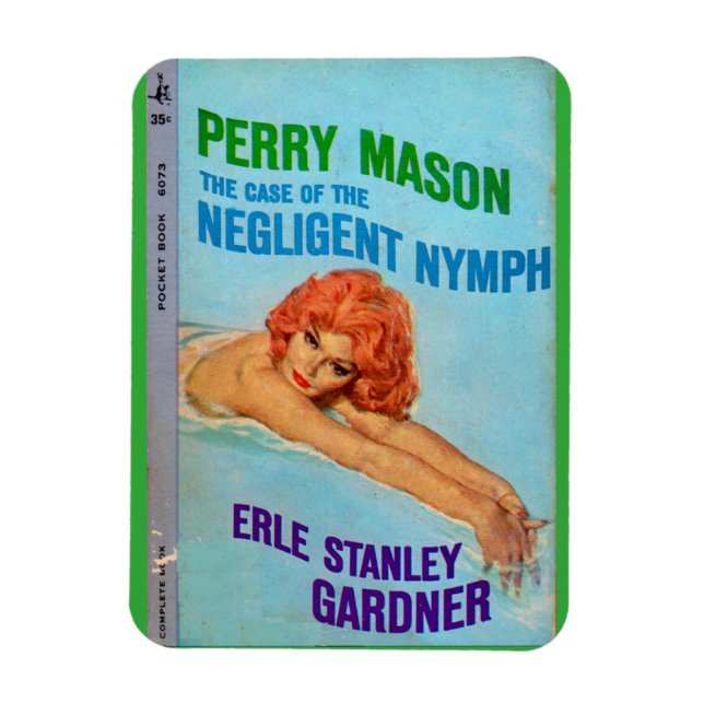 Case of the Negligent Nymph book cover Magnet (Vertikal)