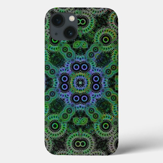 CaseMate iPad-Fall für das Muster der grünen geome Case-Mate iPhone Hülle (Rückseite)
