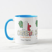 Caserta Italy Retro Campania Karte Vintag Souvenir