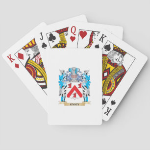 Casey Coat of Arms - Familienwappen Spielkarten
