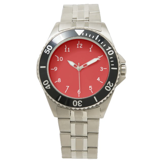 Casey Fire Motor Red Armbanduhr (Vorderseite)