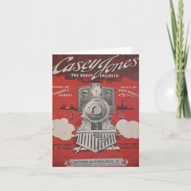 Casey Jones Karte (Vorderseite)