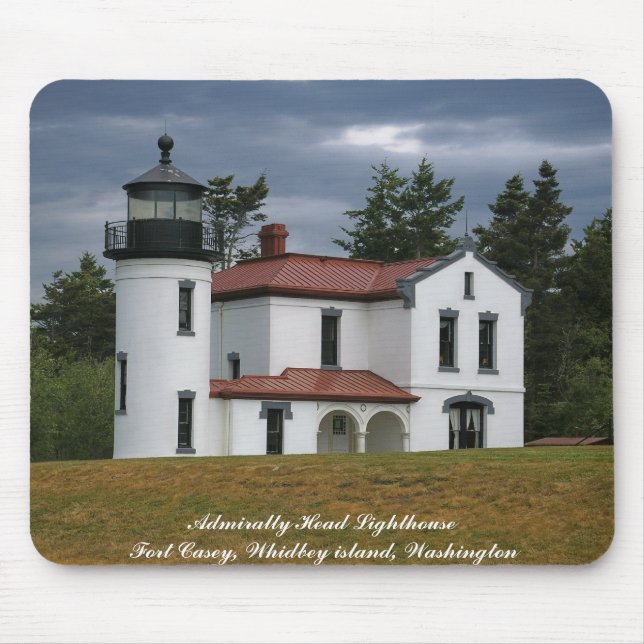 Casey LightFort Casey, Insel Whidbey... Mousepad (Vorne)