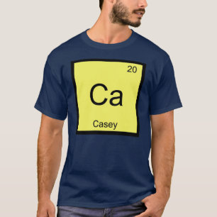 Casey Name Chemie Element Periodensystem T-Shirt