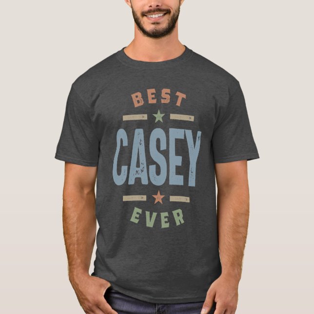 Casey Personalisiert Name Birthday Geschenk T-Shirt (Vorderseite)