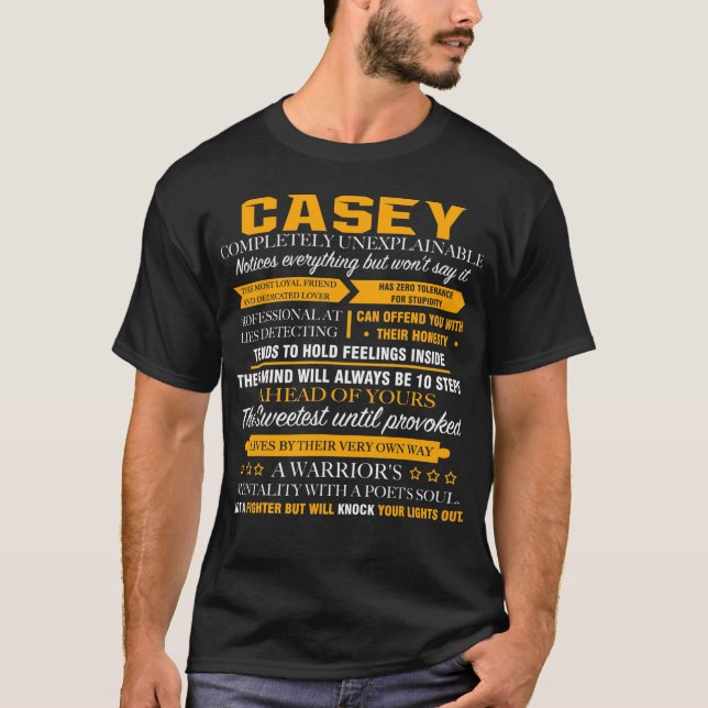 CASEY völlig unerklärlich T-Shirt (Vorderseite)