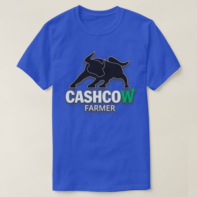 Cash Cow Bauer Cash Flow Bauer Millenniums-Bauer T-Shirt (Design vorne)