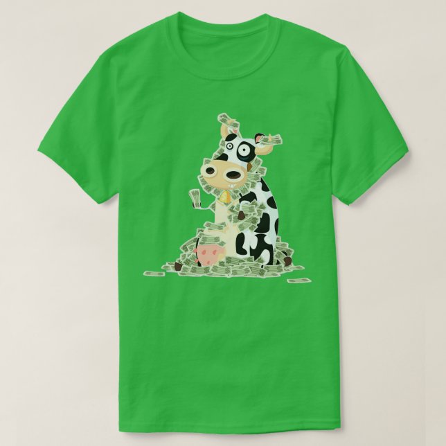 Cash Cow Cash Flow Millenniums-Bauer  T-Shirt (Design vorne)