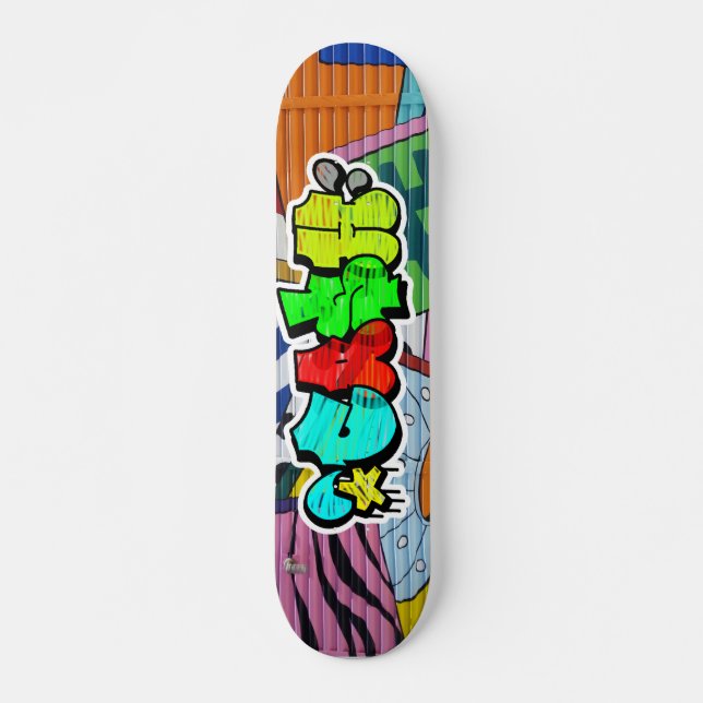 Cash Graffiti Custom Cool Skateboard personnalisé (Devant)