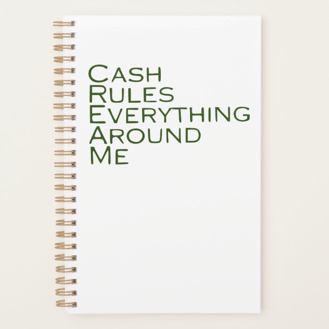 Cash regiert alles um mich herum planer (Vorderseite)